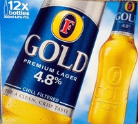 12 bottles Foster's