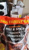 Hot and spicy chicken drumsticks