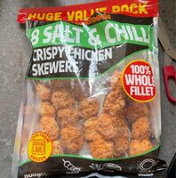 Salt & Chilli Crispy Chicken Skewers