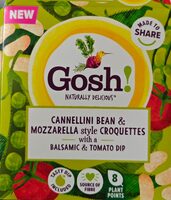 Cannelloni Bean & Mozzarella Style Croquettes