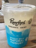 Organic whole milk natural yogurt