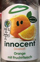 Orange mit fruchtfleisch
