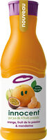 Pur jus orange, fruit de la passion et mandarine
