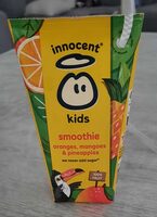Smoothie orange, mangue, ananas