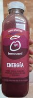 Super Smoothie Energía Fresa, Cereza, Manzana, Guaraná, Semillas de Lino y Vitaminas