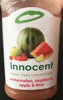 Watermelon, raspberry, apple & lime