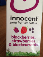 Pure Fruit Smoothie Blackberries, strawberries & blackcurrants