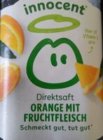 Orangensaft mit Fruchtfleisch
