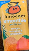 Smoothie just for kids oranges, mangoes & pineapples