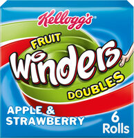 Fruit Winders Strawberry & Apple, (Pack of 6)