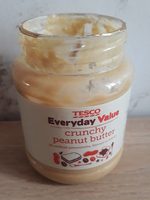 Tesco Everyday Value Crunchy Peanut Butter 340G