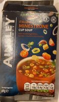 Italian minestrone cup soup