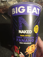 Thai Style Fiery Chicken Panang Egg Noodls
