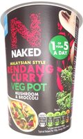 Naked Malaysian Style Rendang Curry Veg Pot - Mushroom & Broccoli