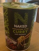 Singapore style curry egg noodles