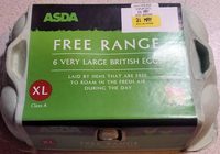 Free Range Very Large British Eggs