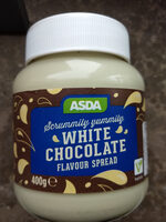 White chocolate flavor spread