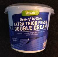 Fresh extra thick double cream Asda