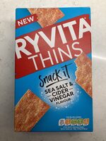 RYVITA THINS Sea Salt & Cider Vinegar Flavour