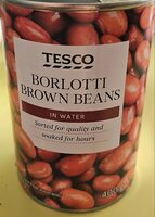 Borlotti brown beans
