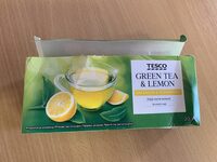 Tesco Green tea and lemon