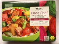 Meat-free chicken style pieces