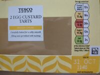 Egg custard tarts
