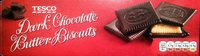 Dark chocolate butter biscuits