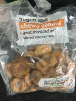 Tesco Wholefood Chewy Banana 300G