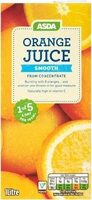 Orange Juice Smooth from Concentrate 1 Litre