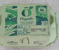 Asda Organic Free Range Eggs
