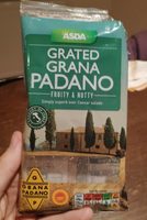 Grated grana padano