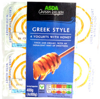 4 Greek Style Yogurts with honey