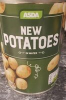 New potatoes in water