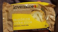 Madeira cake slice