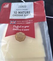 10 Mature Cheddar Slices