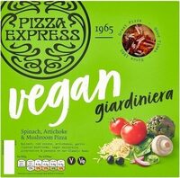 Vegan Giardiniera Spinach, Artichoke & Mushroom Pizza