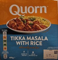 Quorn Tikka Massala with rice