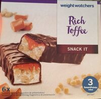 Weight Watchers Riegel Rich Toffee