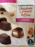 Chocolate caramel toffees