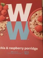 Chia & raspberry porridge