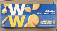 All buttee shortbread thins