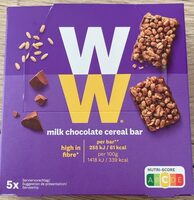 Milk chocolate cereal bar