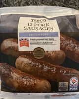 Tesco pork sausages