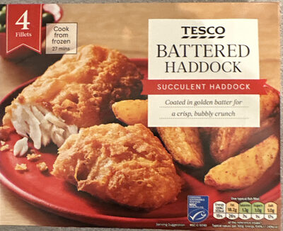 Battered Haddock Fillet Portions