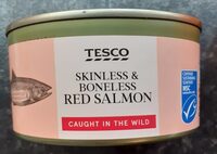 Skinless & boneless red salmon