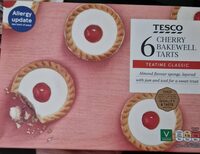 Tesco Cherry Bakewell Tarts 6 Pack
