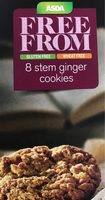 8 Stem Ginger Cookies
