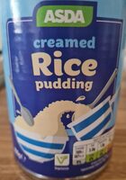 Creamed rice pudding