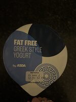 Fat Free Greek Style Yogurt
